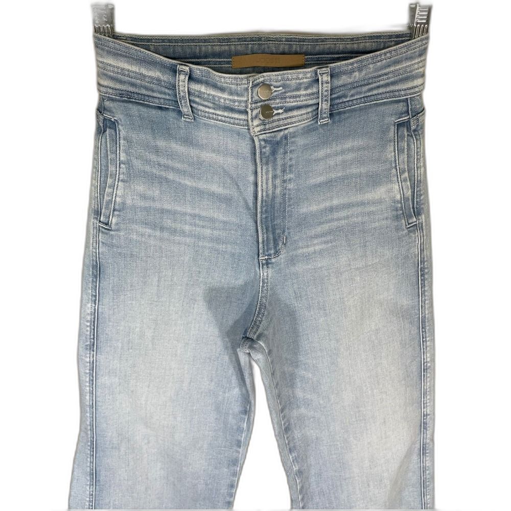 High Rise Wide Leg Joe's Jeans The Allana  W/26 Light Blue Starry Eyed LN 70s - Picture 4 of 16